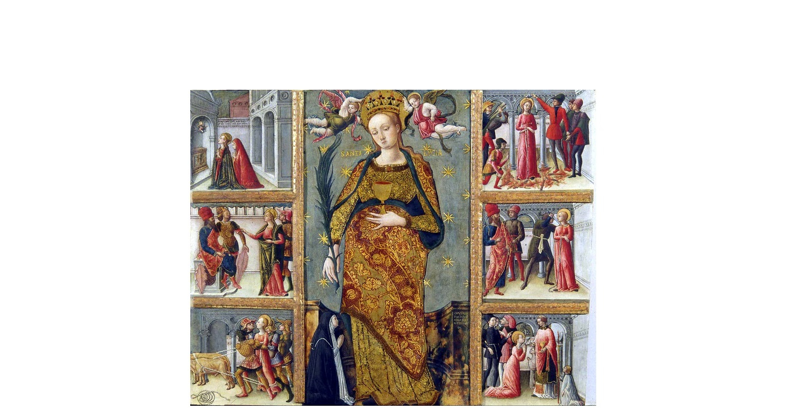 Sainte Lucie, lumière pour l'Avent! Famille Missionnaire de NotreDame