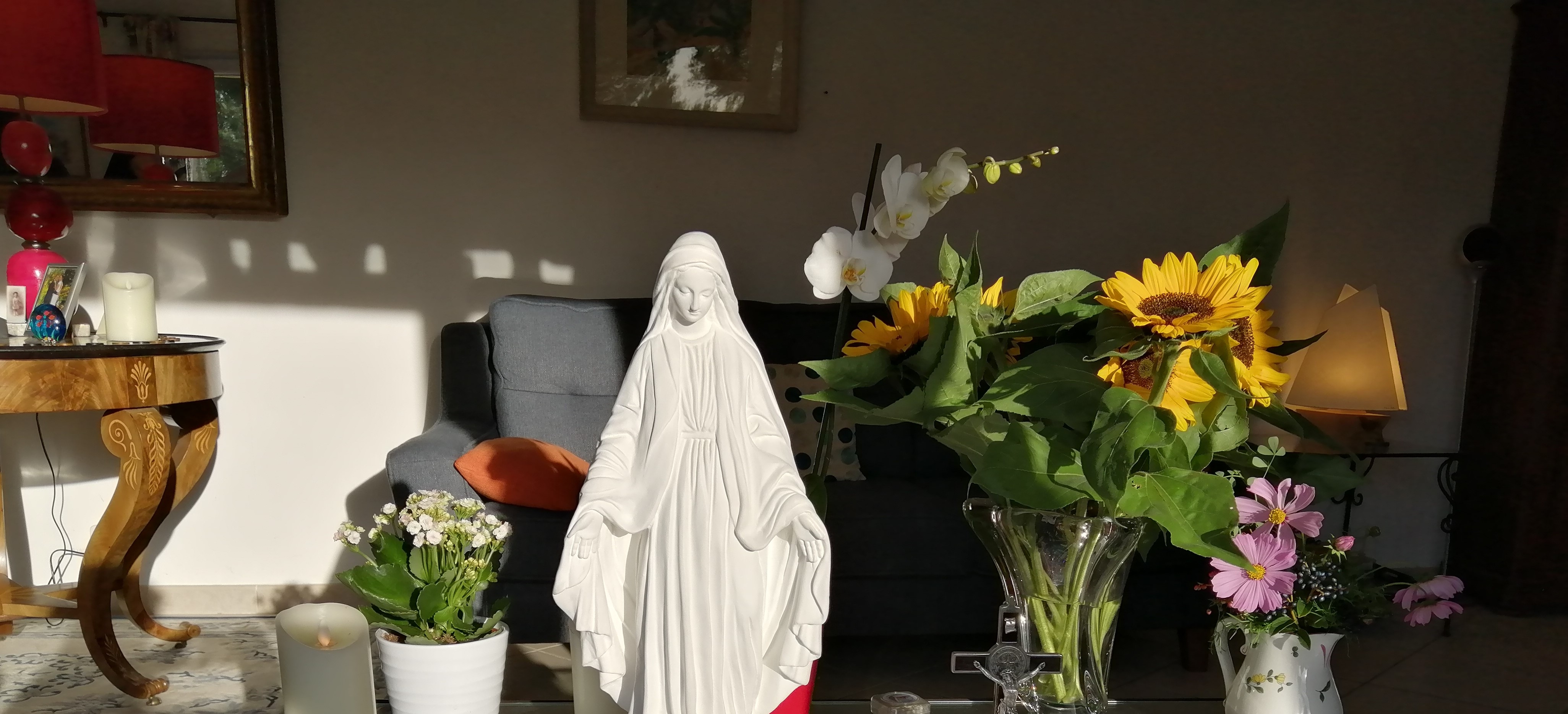 NotreDame des Neiges pèlerine à Lyon,